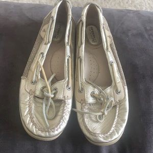 Sperry Top-Sider Women’s Gold Boat Shoes Size 7.5